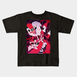 hazbin hotel valentino/angeldust dance Kids T-Shirt